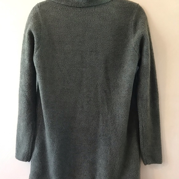 Barefoot Dreams Cozy Chic Lite Open Front Blazer Cardigan, Moss Green, size XS - Picture 4 of 5